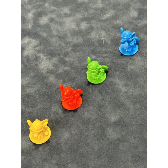 Mouse Trap 2005 Replacement Part 4 Mice Red Blue Green Yellow Token Piece Mover - Picture 3 of 3